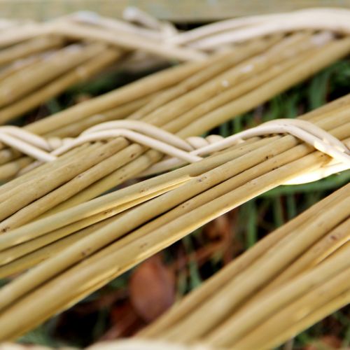 Panneau déco en osier désactivé autoclave